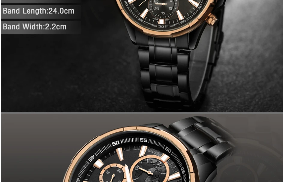 NaviForce Watch NF9089-Silver/RoseGold 5
