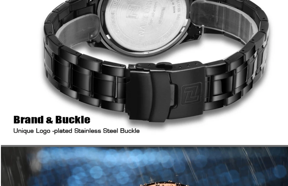 NaviForce Watch NF9089-Silver/RoseGold 7