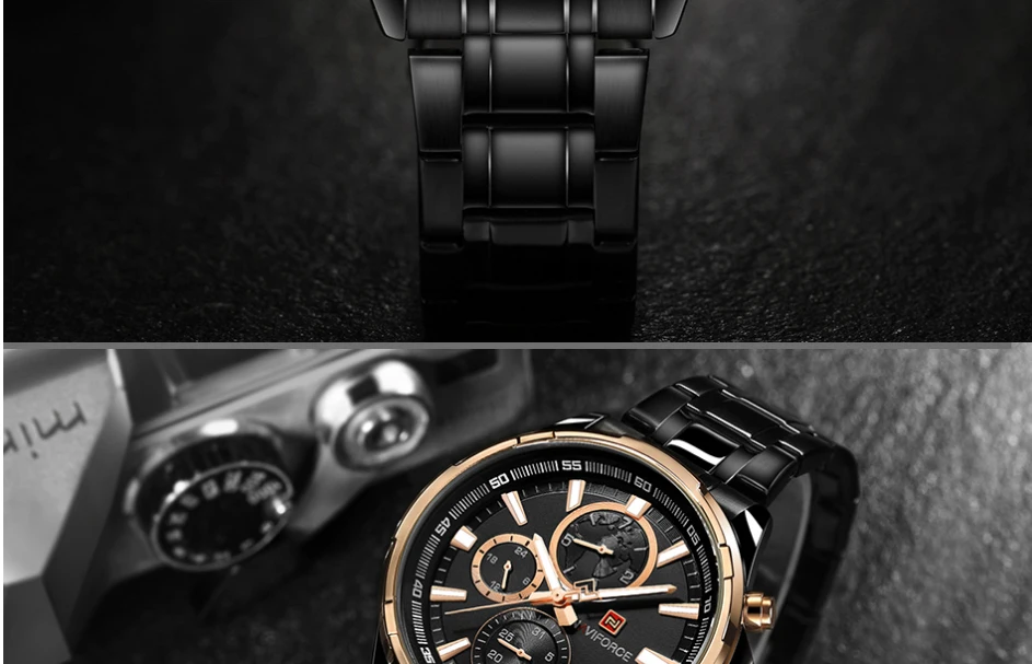NaviForce Watch NF9089-Silver/RoseGold 10
