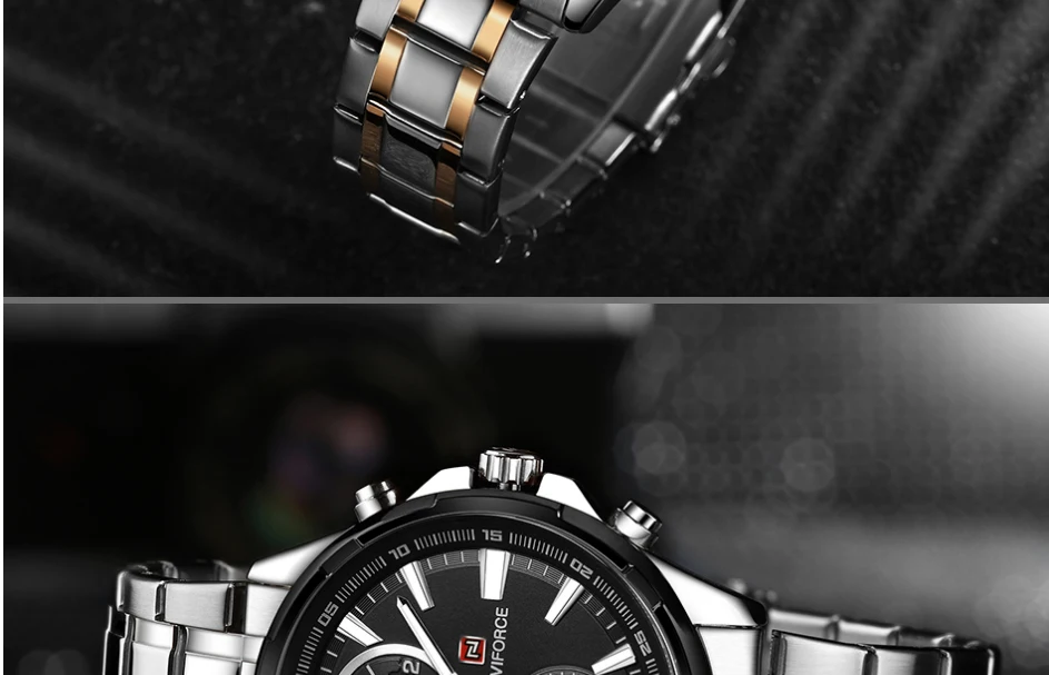 NaviForce Watch NF9089-Silver/RoseGold 17