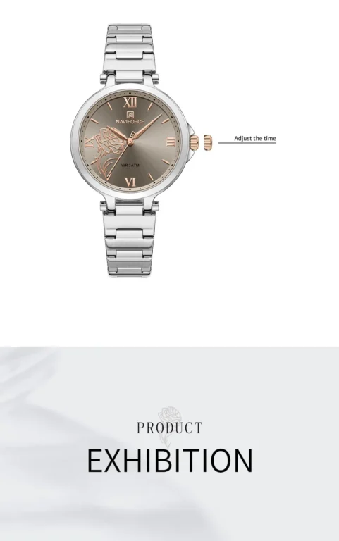 NaviForce Watch NF5060-RoseGold/White 3