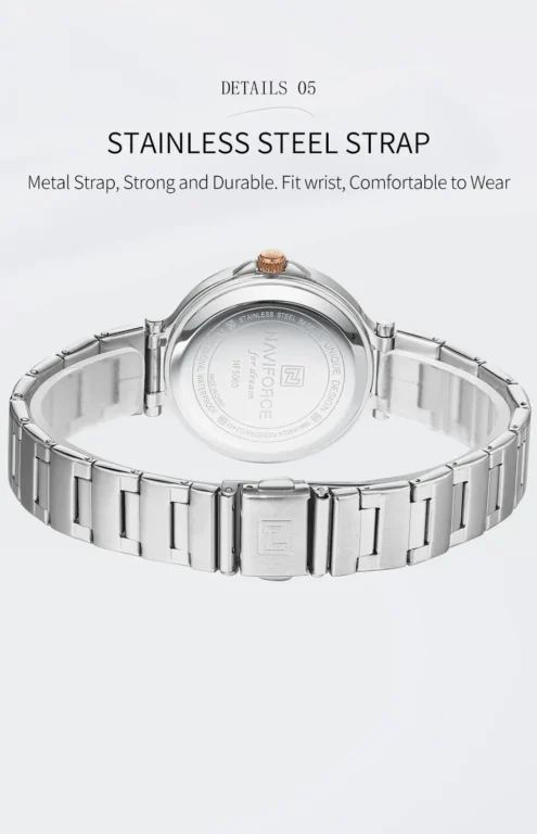 NaviForce Watch NF5060-RoseGold/White 9