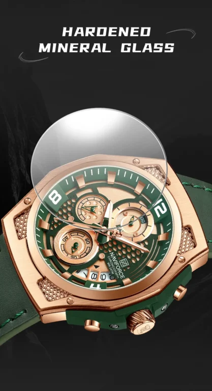 NaviForce Watch NF8051L-Green/Silver 9