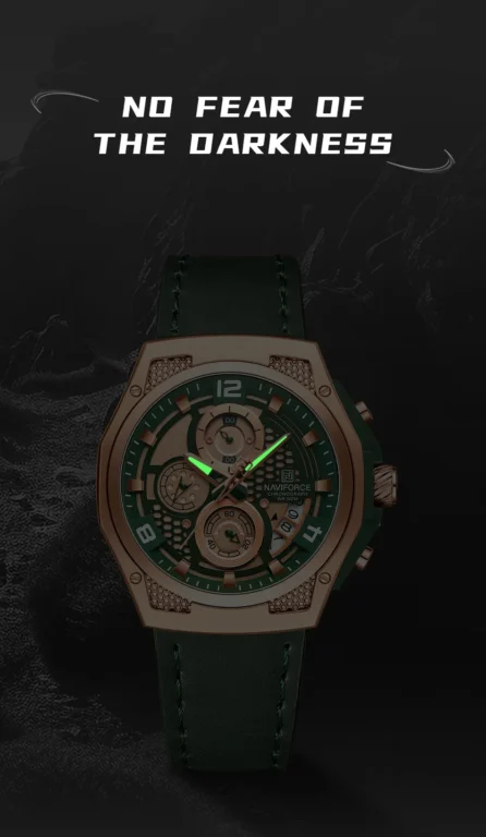 NaviForce Watch NF8051L-Green/Silver 10