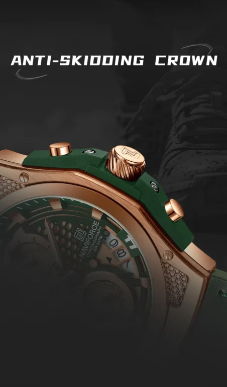 NaviForce Watch NF8051L-Green/Silver 11