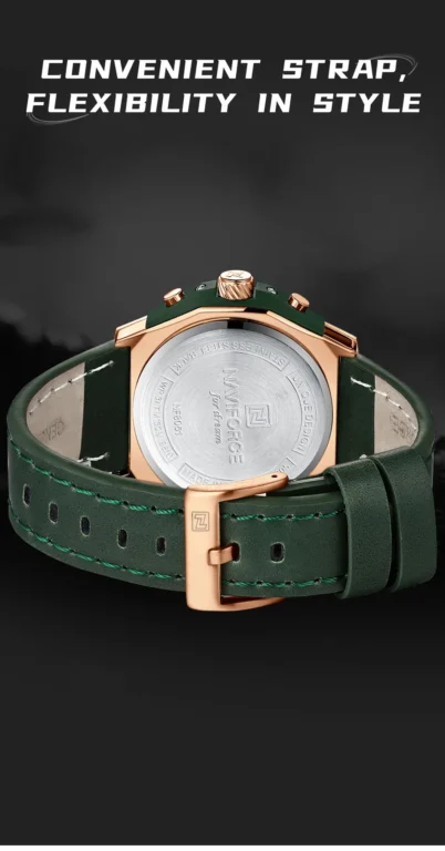 NaviForce Watch NF8051L-Green/Silver 13