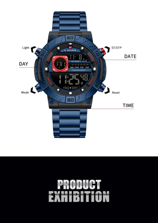 NaviForce Watch NF9241S-B/B/B 3
