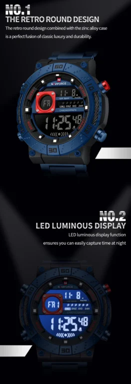 NaviForce Watch NF9241S-B/B/B 7