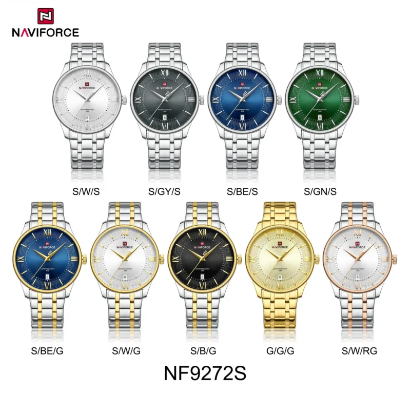 NaviForce Watch NF9272S-Silver/Blue 12