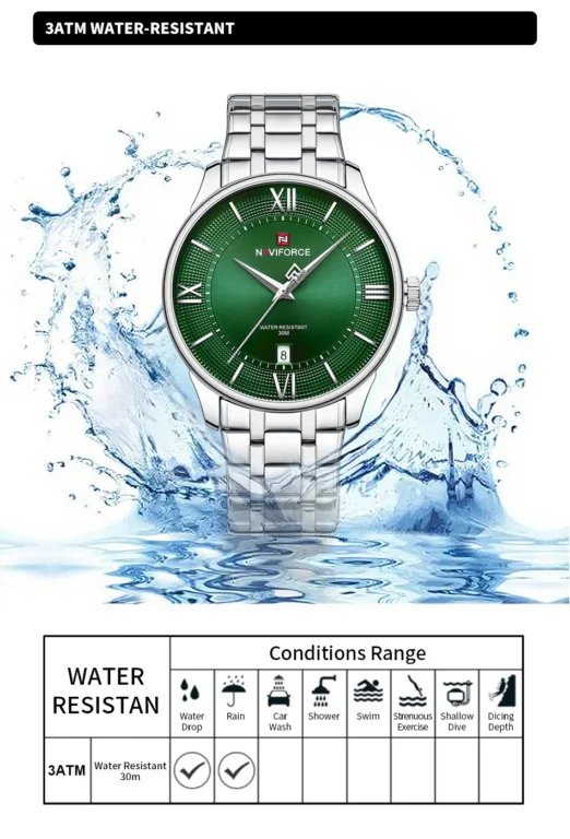NaviForce Watch NF9272S-Silver/Blue 4